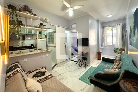 Sala de apartamento para alugar com 1 quarto, 40m² em Leme, Rio de Janeiro