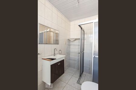 Banheiro de kitnet/studio à venda com 1 quarto, 34m² em Centro Histórico, Porto Alegre