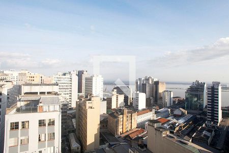 Studio - Sala / Quarto Vista de apartamento para alugar com 1 quarto, 34m² em Centro Histórico, Porto Alegre