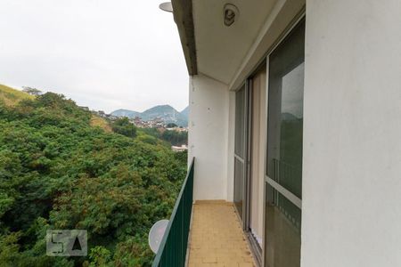 Varanda da Sala de apartamento à venda com 2 quartos, 70m² em Rio Comprido, Rio de Janeiro