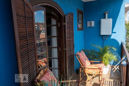 Varanda da Suíte 3 de casa à venda com 5 quartos, 186m² em Jardim Aurora (zona Leste), São Paulo