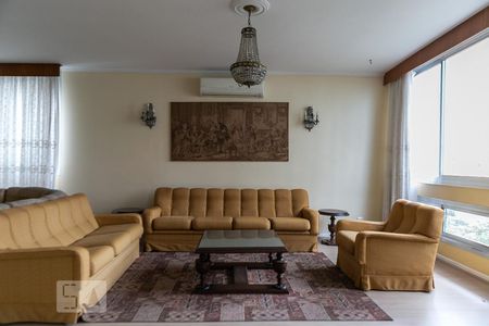 Sala de apartamento para alugar com 4 quartos, 300m² em Gonzaga, Santos