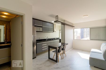 Quarto Sala de kitnet/studio para alugar com 1 quarto, 27m² em Jardim Vila Mariana, São Paulo