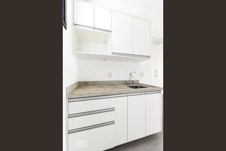 Cozinha de kitnet/studio à venda com 1 quarto, 34m² em Santa Efigênia, São Paulo