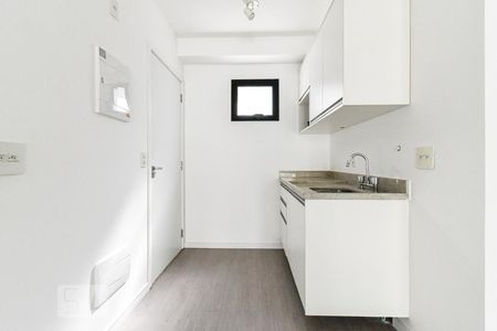 Cozinha de kitnet/studio à venda com 1 quarto, 34m² em Santa Efigênia, São Paulo