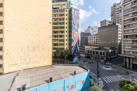 Vista da Sala/Quarto de apartamento à venda com 1 quarto, 58m² em Centro Histórico de São Paulo, São Paulo