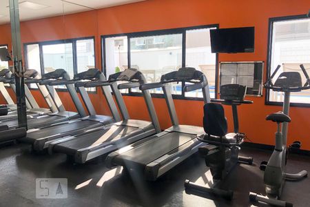 Studio para alugar com 27m², 1 quarto e 1 vaga Studio para alugar com 27m², 1 quarto e 1 vagaAcademia