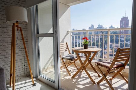 Varanda da Sala de apartamento para alugar com 1 quarto, 32m² em Sumarezinho, São Paulo