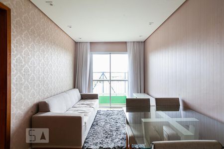 Sala de apartamento à venda com 2 quartos, 52m² em Jardim Sílvia, Santo André