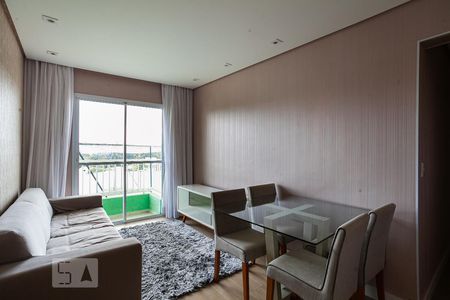 Sala de apartamento à venda com 2 quartos, 52m² em Jardim Sílvia, Santo André