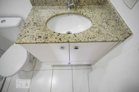 Apartamento para alugar com 57m², 2 quartos e 1 vagaPia do banheiro da suíte