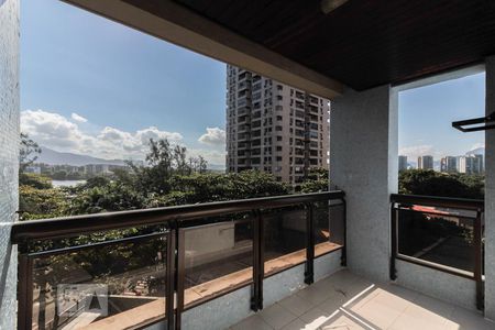 Varanda da Sala de apartamento à venda com 2 quartos, 80m² em Barra da Tijuca, Rio de Janeiro