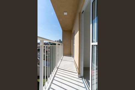 Varanda da Suíte de apartamento para alugar com 1 quarto, 31m² em Vila Palmeiras, São Paulo
