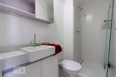 Apartamento à venda com 55m², 1 quarto e 2 vagasBanheiro da Suíte
