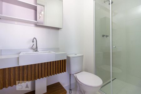 Apartamento à venda com 55m², 1 quarto e 2 vagasBanheiro Social