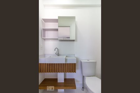 Apartamento à venda com 55m², 1 quarto e 2 vagasBanheiro Social