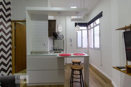 Sala de kitnet/studio para alugar com 1 quarto, 21m² em Laranjeiras, Rio de Janeiro