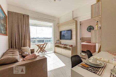 Sala de apartamento para alugar com 2 quartos, 62m² em Caminho das Árvores, Salvador