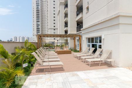 Studio para alugar com 38m², 1 quarto e 1 vagaÁrea de descanso - piscina