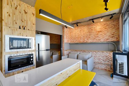 Studio - Cozinha de kitnet/studio à venda com 1 quarto, 36m² em Bom Retiro, São Paulo