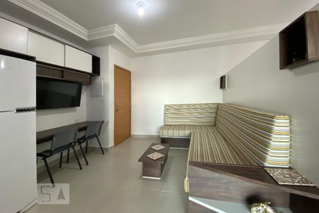 Sala de kitnet/studio para alugar com 1 quarto, 52m² em  Parque Campolim, Sorocaba