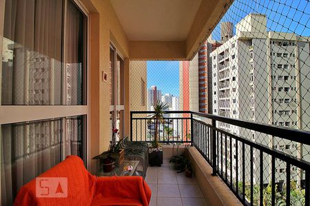 Varanda da Sala de apartamento para alugar com 3 quartos, 107m² em Jardim Bela Vista, Santo André
