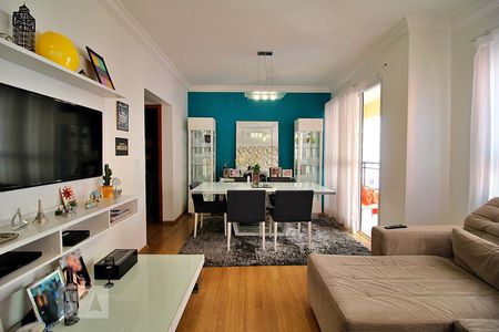 Sala de apartamento para alugar com 3 quartos, 107m² em Jardim Bela Vista, Santo André