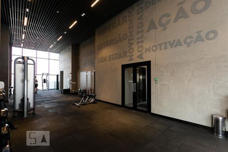 Apartamento para alugar com 35m², 1 quarto e 1 vaga Apartamento para alugar com 35m², 1 quarto e 1 vagaÁrea comum - Academia