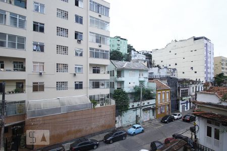 Vista da Varanda da Sala de apartamento à venda com 1 quarto, 46m² em Glória, Rio de Janeiro