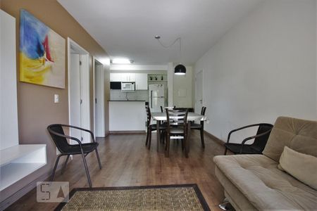 Sala de apartamento para alugar com 1 quarto, 59m² em Jardim Leonor, São Paulo