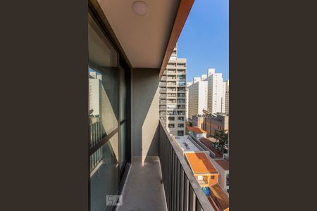 Varanda de kitnet/studio para alugar com 1 quarto, 20m² em Vila Mariana, São Paulo
