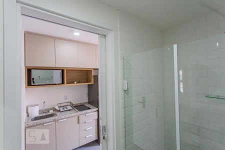 Banheiro de kitnet/studio para alugar com 1 quarto, 20m² em Vila Mariana, São Paulo