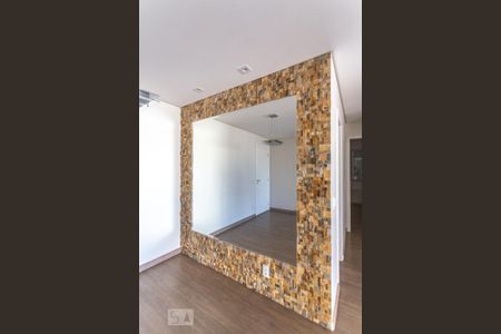 Espelho e parede texturizada de apartamento para alugar com 2 quartos, 84m² em Centro, São Bernardo do Campo