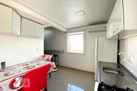 Cozinha de apartamento à venda com 1 quarto, 31m² em Centro, São Leopoldo