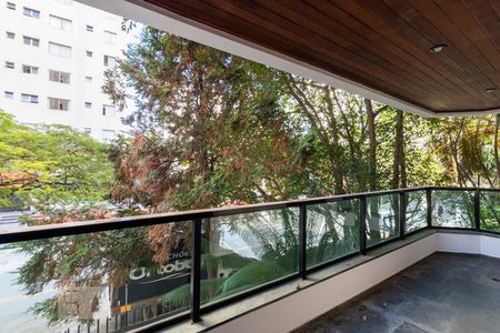 Varanda de apartamento para alugar com 4 quartos, 175m² em Indianópolis, São Paulo