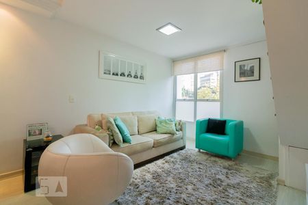 Sala de apartamento para alugar com 1 quarto, 60m² em Moema, São Paulo