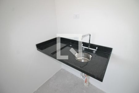 Cozinha de kitnet/studio para alugar com 1 quarto, 21m² em Belenzinho, São Paulo