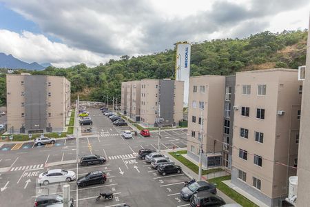 Vista da Sala de apartamento para alugar com 2 quartos, 45m² em Curicica, Rio de Janeiro