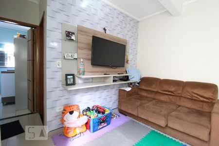 Sala de apartamento à venda com 2 quartos, 50m² em Vila Suica, Santo André