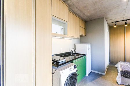 Cozinha de kitnet/studio à venda com 1 quarto, 32m² em Jardim Novo Santo Amaro, São Paulo