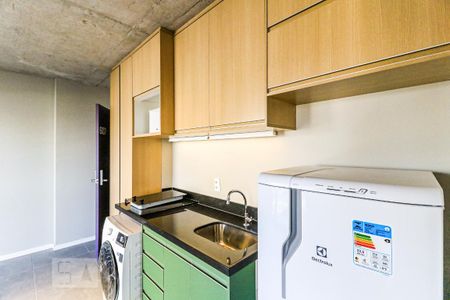 Cozinha de kitnet/studio à venda com 1 quarto, 32m² em Jardim Novo Santo Amaro, São Paulo
