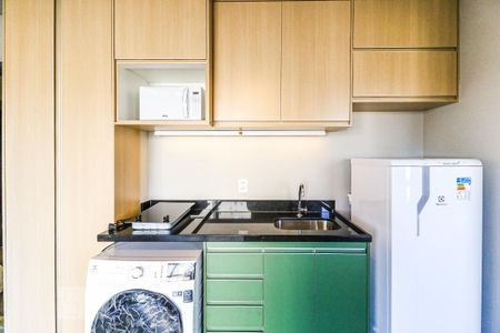 Cozinha de kitnet/studio à venda com 1 quarto, 32m² em Jardim Novo Santo Amaro, São Paulo