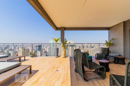 Studio à venda com 25m², 1 quarto e sem vagaTerraço