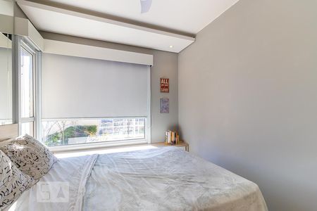 Quarto da suíte de apartamento à venda com 1 quarto, 45m² em Vila Lídia, Campinas