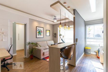 Sala de apartamento à venda com 1 quarto, 45m² em Vila Lídia, Campinas