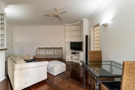 Sala de apartamento para alugar com 1 quarto, 56m² em Vila Nova Conceição, São Paulo
