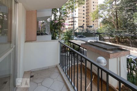 Varanda da Sala de apartamento para alugar com 3 quartos, 100m² em Brooklin Paulista, São Paulo