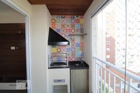 Varanda gourmet de apartamento para alugar com 2 quartos, 61m² em Barcelona, São Caetano do Sul