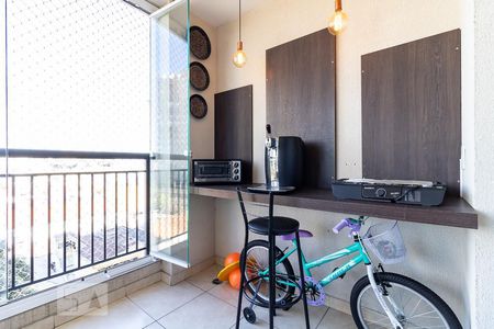 Varanda da Sala de apartamento à venda com 2 quartos, 68m² em Ipiranga, São Paulo