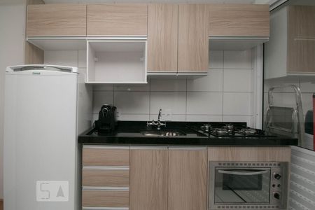 Studio para alugar com 34m², 1 quarto e sem vagaCozinha 